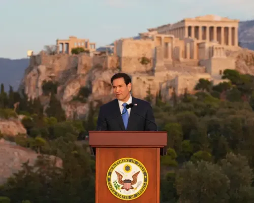 Rubio'nun Akropolis'teki 'Batı medeniyeti' konuşmasına eski Beyaz Saray yazmanından eleştiri