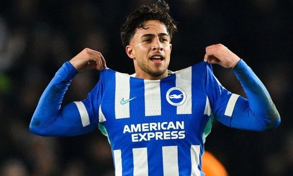 Brighton'ın Yunan forveti Babis Kostoulas, FourFourTwo'ya göre Premier League'in en iyi genç oyuncusu
