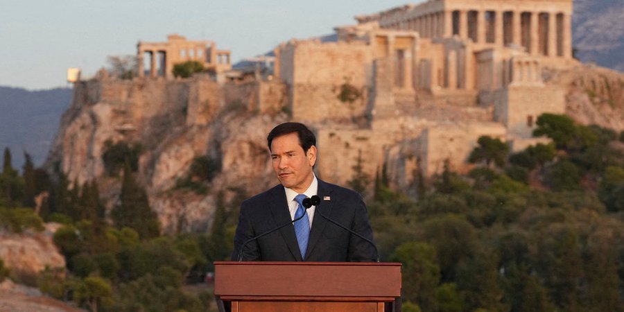 ABD'li Rubio, Akropolis önünde 'MAGA milliyetçiliği' savundu: Türkiye ile krizde taraf tutmadı