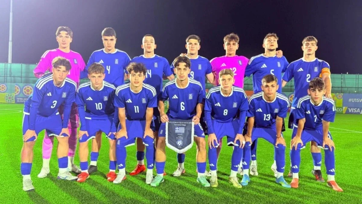 Yunanistan U15 Milli Takımı, Avustralya'yı 7-2 yenerek FIFA U-15 Dünya Kupası'nda çeyrek finale yükseldi